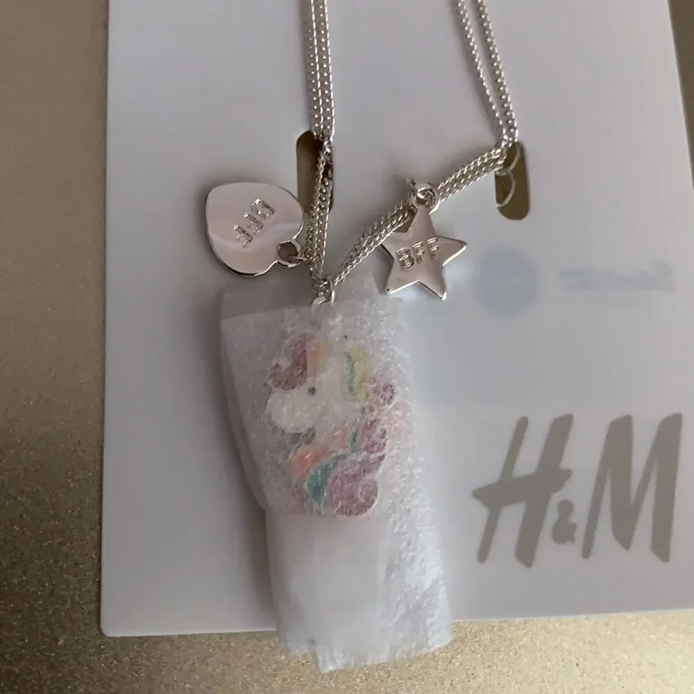 Unicorn best friend necklace set 2